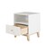 Alaterre Furniture MOD 19 1/2"W One Drawer Nightstand AJMD0120WH - alternate 5